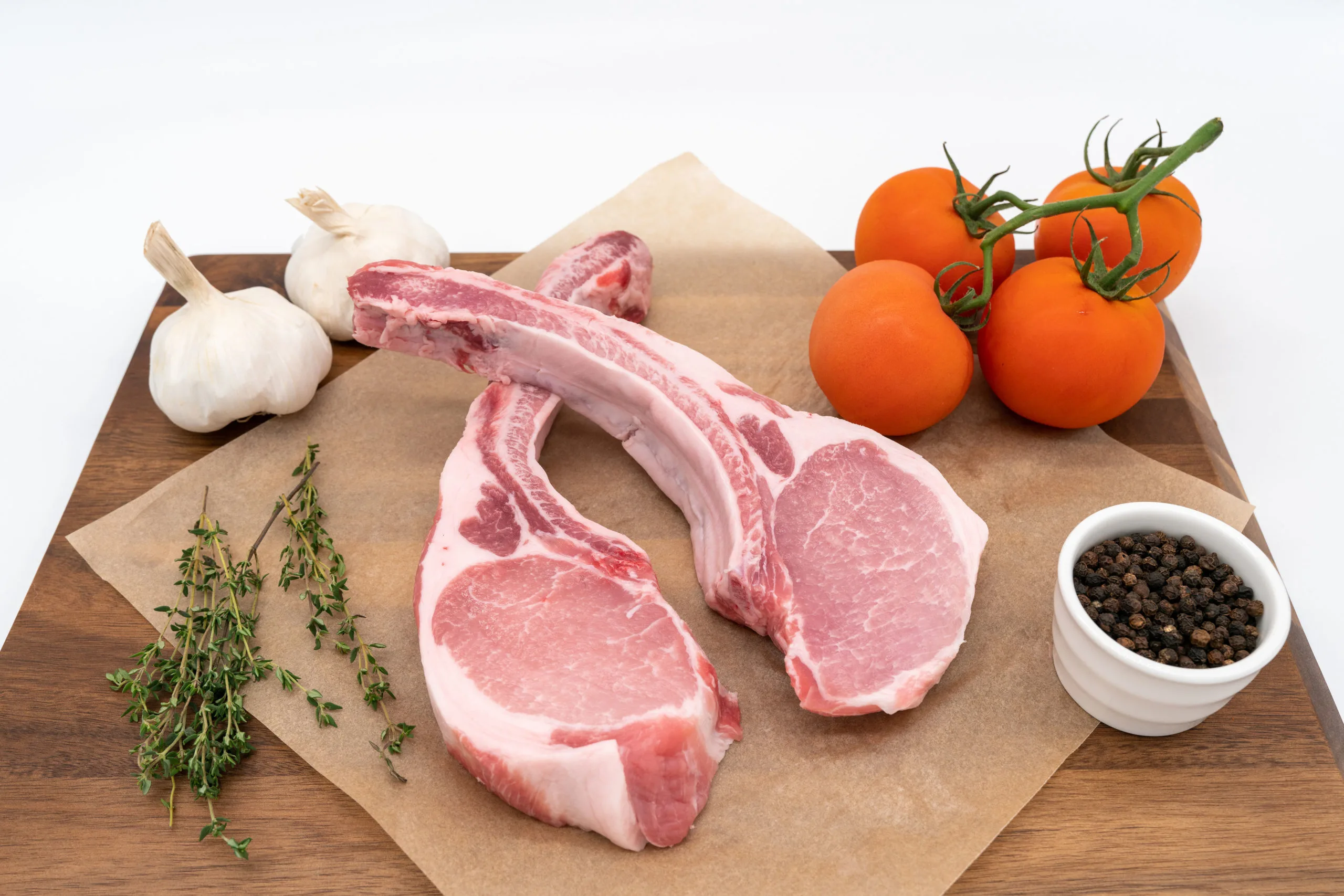 Lemon & Herb Tomahawk Chops - Villari Foods