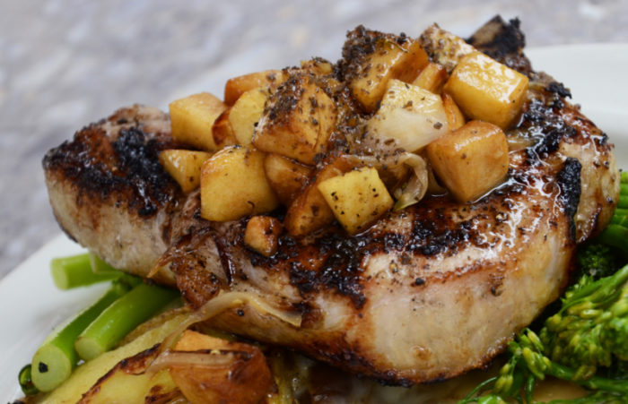 Blackened Boneless Pork Chop - Villari Foods