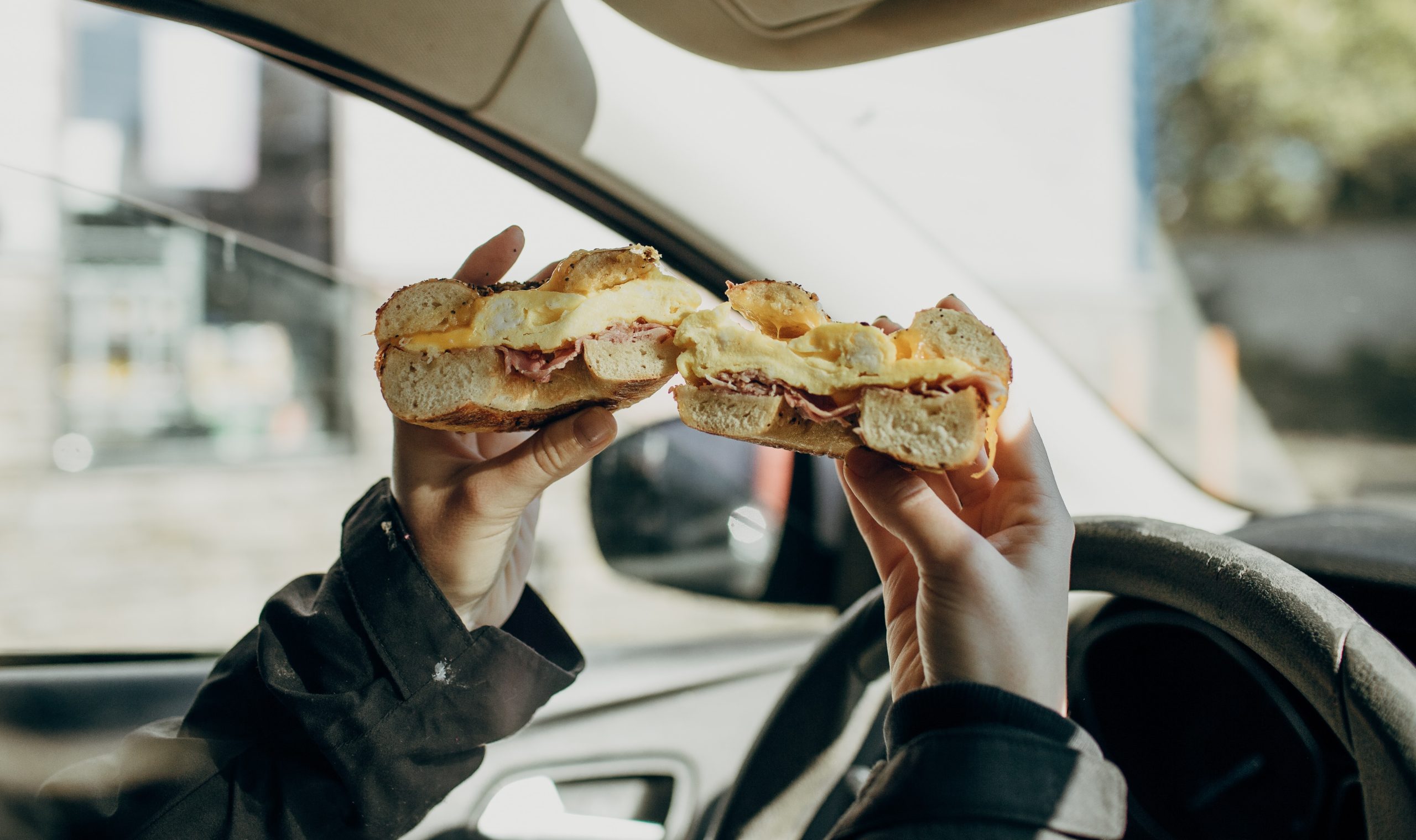 Bacon, Egg & Cheese Breakfast Bagel - Villari Foods